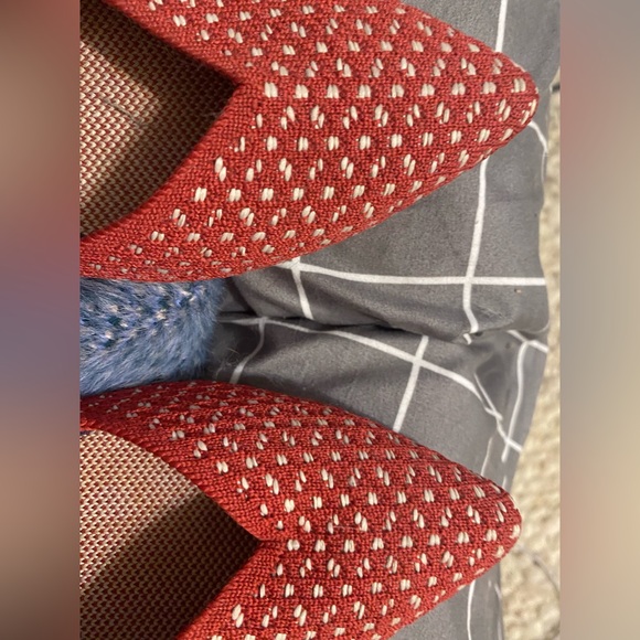 Rothy's 9.5 red check EUC - Picture 2 of 5